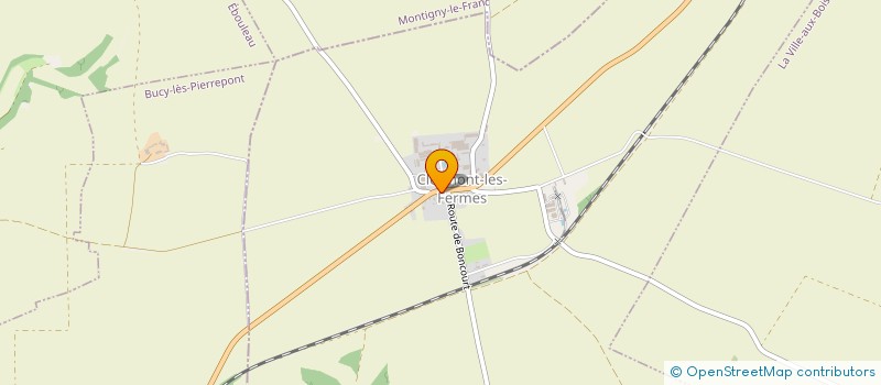 localisation de l'entreprise MADAME FOUCHER NATTIER  CLERMONT-LES-FERMES