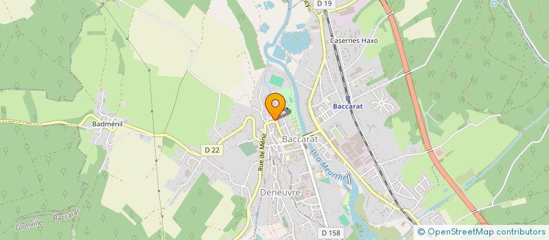 localisation de l'entreprise MADAME FOULEMATA DIALLO  BACCARAT