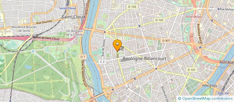 localisation de l'entreprise MADAME FOULT KOHN  BOULOGNE-BILLANCOURT