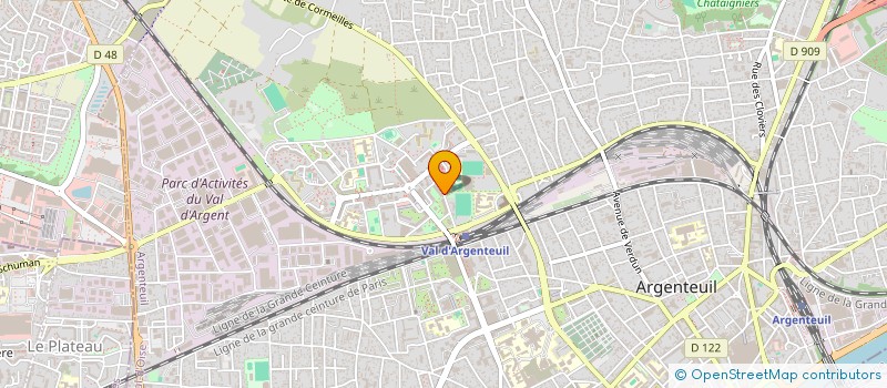 localisation de l'entreprise MADAME FOUNE DOUKOURE  ARGENTEUIL