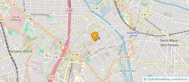 localisation de l'entreprise MADAME FOUNE KEBE  CRETEIL