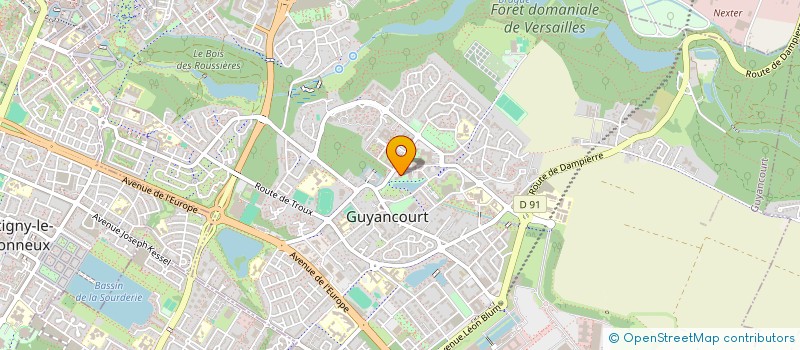 localisation de l'entreprise MADAME FOUNE SACKO  GUYANCOURT