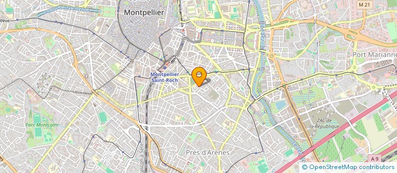 localisation de l'entreprise MADAME FOUNET GUIRASSY  MONTPELLIER