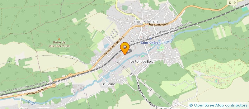 localisation de l'entreprise MADAME FOUNKE OSSE  SAINT-CHERON