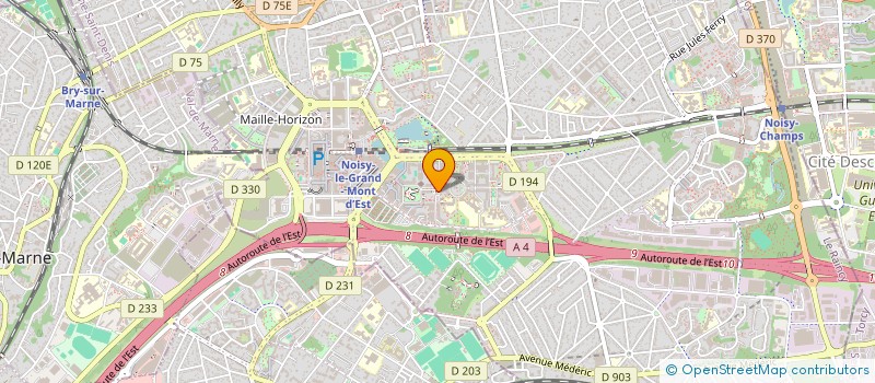 localisation de l'entreprise MADAME FOUREMOUSSOU SIMAGA  NOISY-LE-GRAND