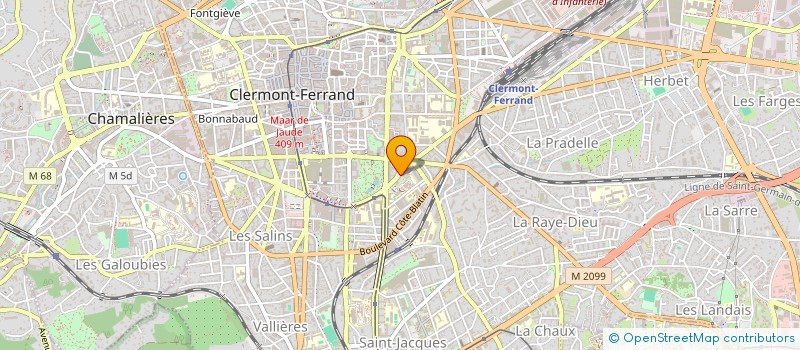 localisation de l'entreprise MADAME FOURIS LALY  CLERMONT-FERRAND