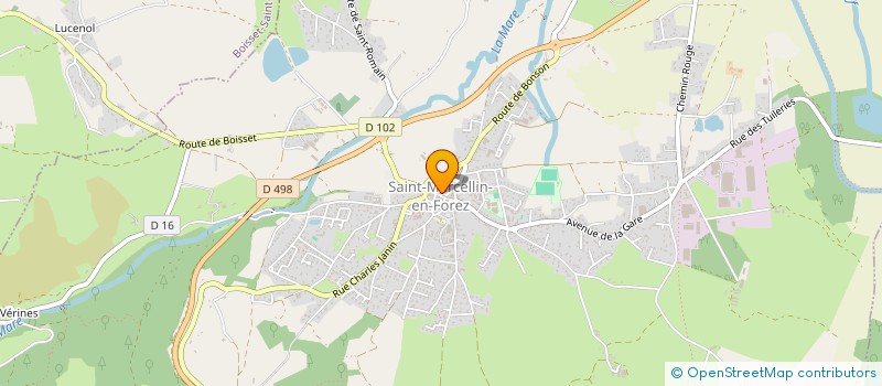 localisation de l'entreprise MADAME FOURNIER BASTIDE  SAINT-MARCELLIN-EN-FOREZ