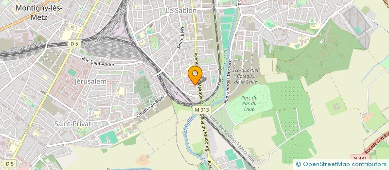 localisation de l'entreprise MADAME FOUSIA BEN SASSI  METZ