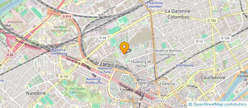 localisation de l'entreprise MADAME FOUZIA ABBOUB à COURBEVOIE