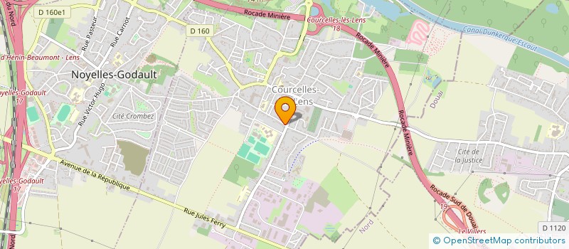 localisation de l'entreprise MADAME FOUZIA AYACHI à COURCELLES-LES-LENS