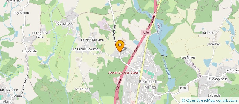 localisation de l'entreprise MADAME FOUZIA BEGHDADI à LIMOGES