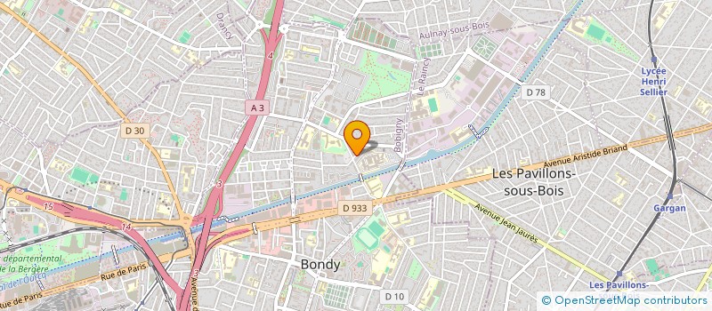 localisation de l'entreprise MADAME FOUZIA BENABDELKADER  BONDY