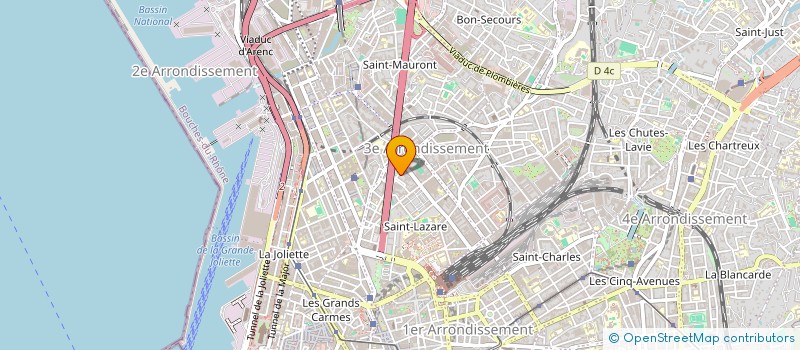 localisation de l'entreprise MADAME FOUZIA BENLAMKADDEM à MARSEILLE