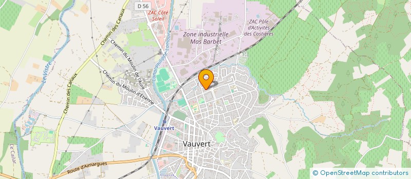 localisation de l'entreprise MADAME FOUZIA BENSAID à VAUVERT