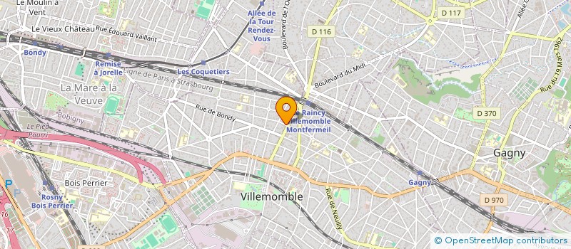 localisation de l'entreprise MADAME FOUZIA BOUBTINA à VILLEMOMBLE