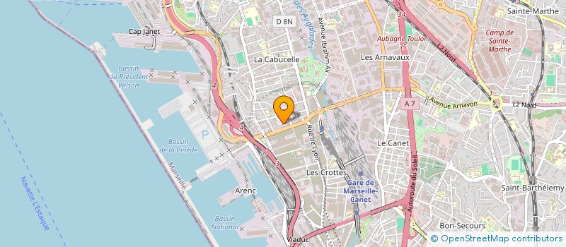 localisation de l'entreprise MADAME FOUZIA BOUZZITE à MARSEILLE