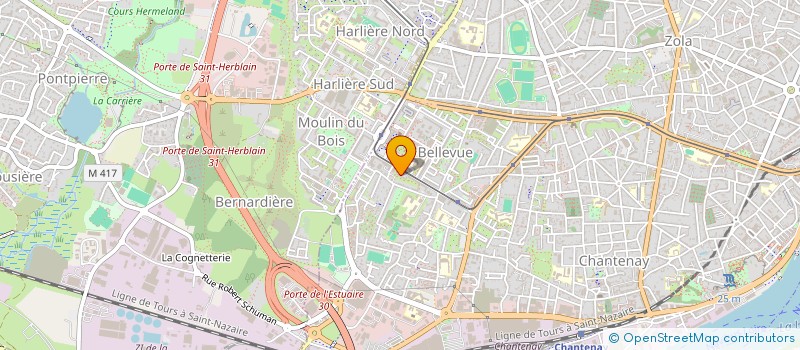 localisation de l'entreprise MADAME FOUZIA CHRIRAA à NANTES