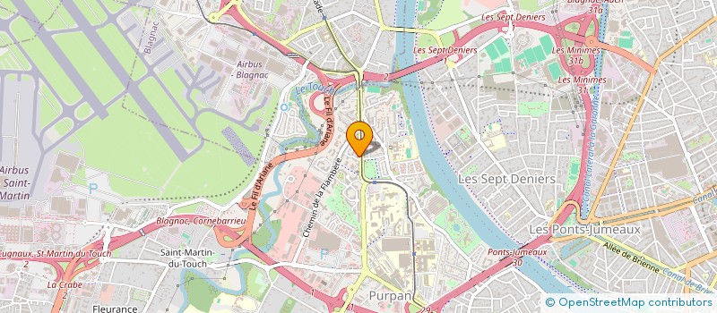 localisation de l'entreprise MADAME FOUZIA DAHA  TOULOUSE