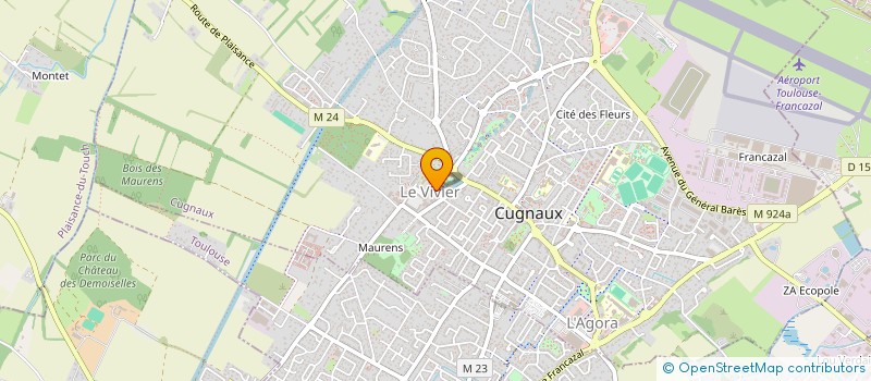 localisation de l'entreprise MADAME FOUZIA EL BERNICHI  CUGNAUX