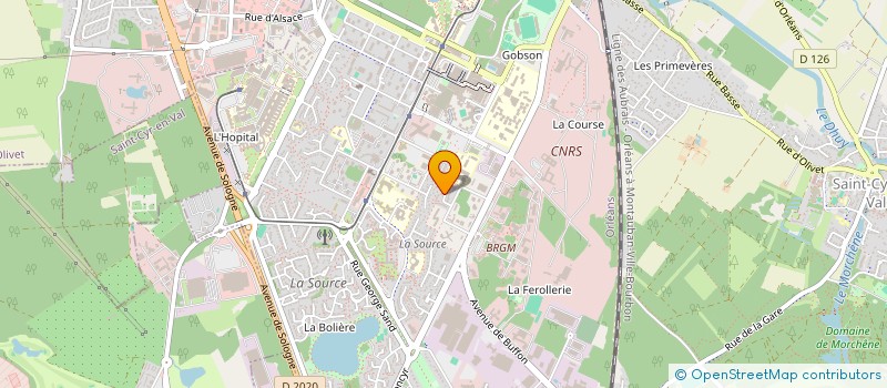 localisation de l'entreprise MADAME FOUZIA EL OUALI à ORLEANS