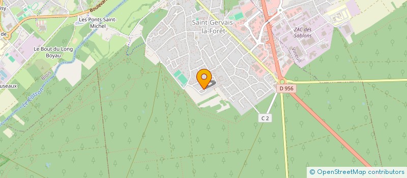 localisation de l'entreprise MADAME FOUZIA EN-NAJIB  SAINT-GERVAIS-LA-FORET