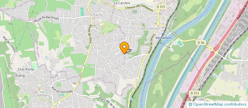 localisation de l'entreprise MADAME FOUZIA GHOUDANE  CHARLY