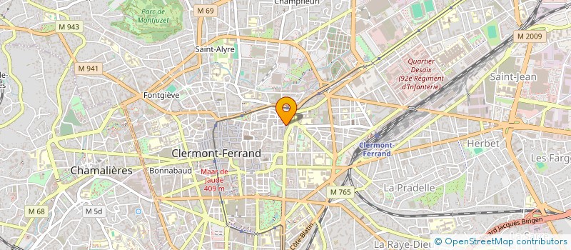 localisation de l'entreprise MADAME FOUZIA KABBA EL BRINI  CLERMONT-FERRAND