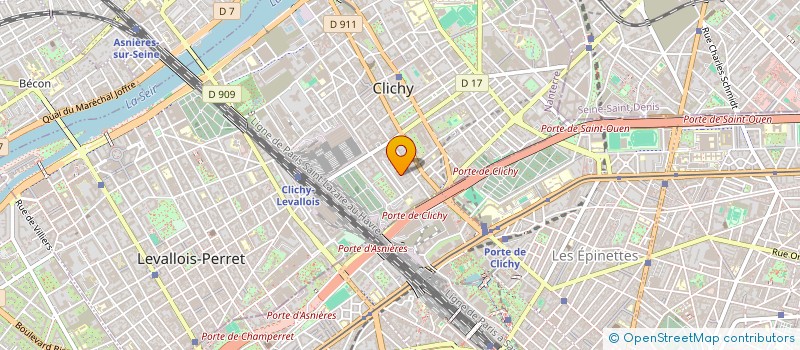 localisation de l'entreprise MADAME FOUZIA KEBAILI à CLICHY