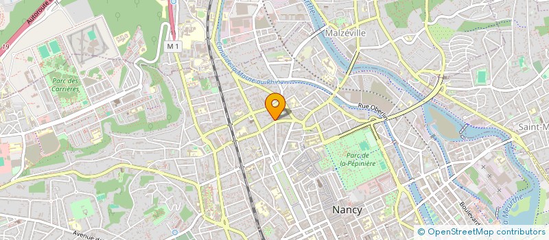 localisation de l'entreprise MADAME FOUZIA MALLOUK  NANCY