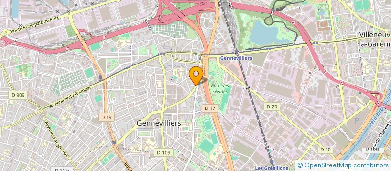 localisation de l'entreprise MADAME FOUZIA MAQSOUD à GENNEVILLIERS