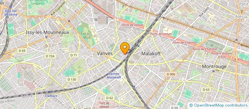 localisation de l'entreprise MADAME FOUZIA MIHOUBI à VANVES