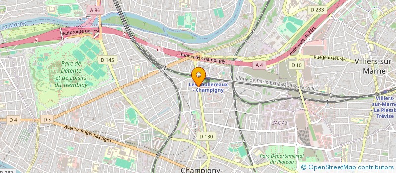 localisation de l'entreprise MADAME FOUZIA MOUMENE à CHAMPIGNY-SUR-MARNE