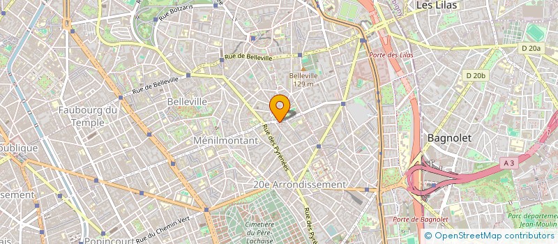 localisation de l'entreprise MADAME FOUZIA OUAZINE  PARIS