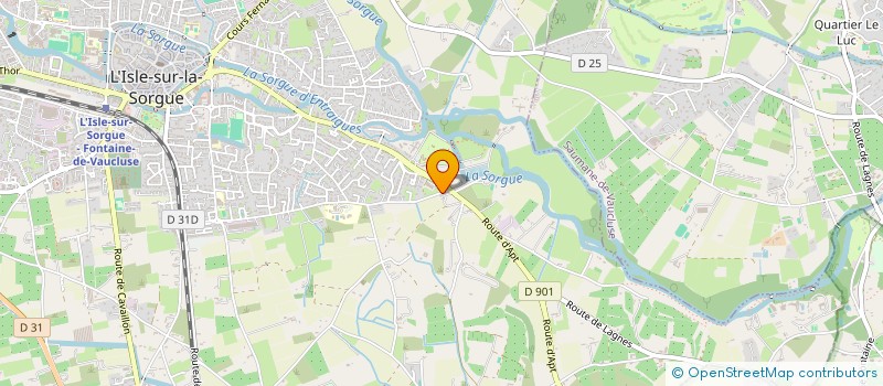 localisation de l'entreprise MADAME FOUZIA SABBAB  L'ISLE-SUR-LA-SORGUE