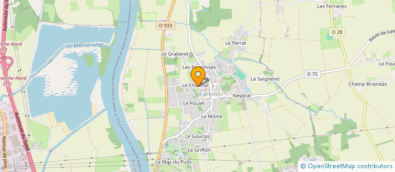 localisation de l'entreprise MADAME FOUZIA SAHLI à FAREINS