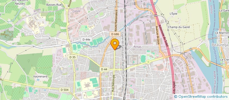 localisation de l'entreprise MADAME FOUZIA SLIMANI  VILLEFRANCHE-SUR-SAONE