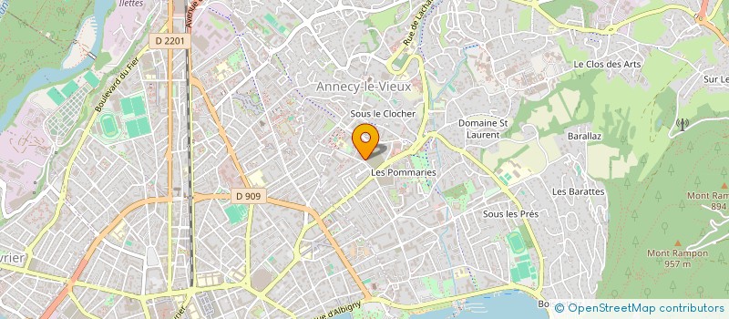 localisation de l'entreprise MADAME FOUZIA SOUAB à ANNECY