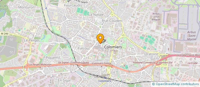 localisation de l'entreprise MADAME FOUZIYA OUASSOU à COLOMIERS