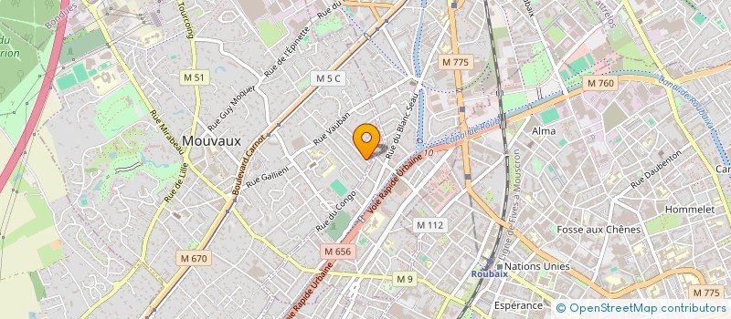 localisation de l'entreprise MADAME FOX PITTIMO  MOUVAUX