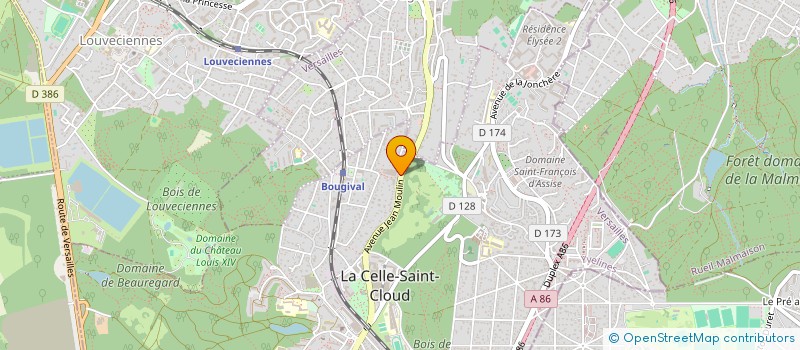 localisation de l'entreprise MADAME FOZIE BALBAKY  LA CELLE-SAINT-CLOUD