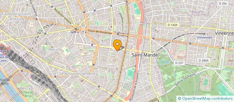 localisation de l'entreprise MADAME FRACOISE BARBE  VINCENNES