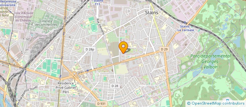 localisation de l'entreprise MADAME FRAHATI ALI YAHAYA à STAINS