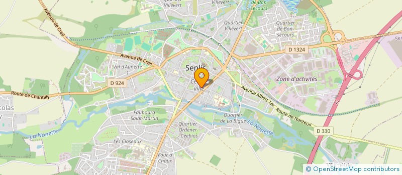 localisation de l'entreprise MADAME FRAN ROTHSTEIN-SEBBAN  SENLIS