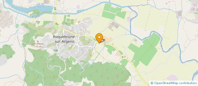 localisation de l'entreprise MADAME FRANCA DUCA  ROQUEBRUNE-SUR-ARGENS