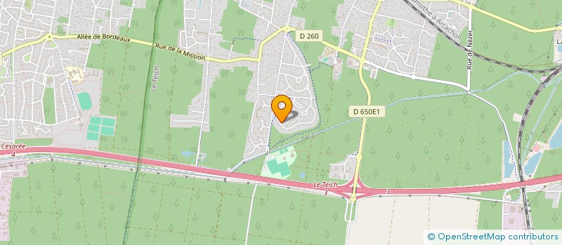 localisation de l'entreprise MADAME FRANCA IANNACCONE  LE TEICH