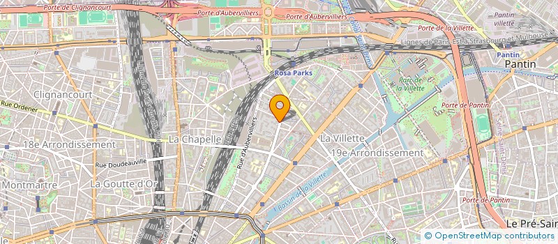 localisation de l'entreprise MADAME FRANCE ADDOUCHE  PARIS