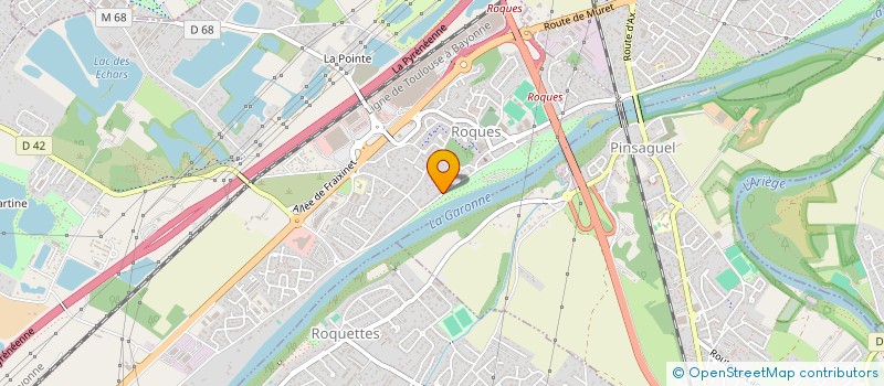 localisation de l'entreprise MADAME FRANCE AFFIDI  ROQUES