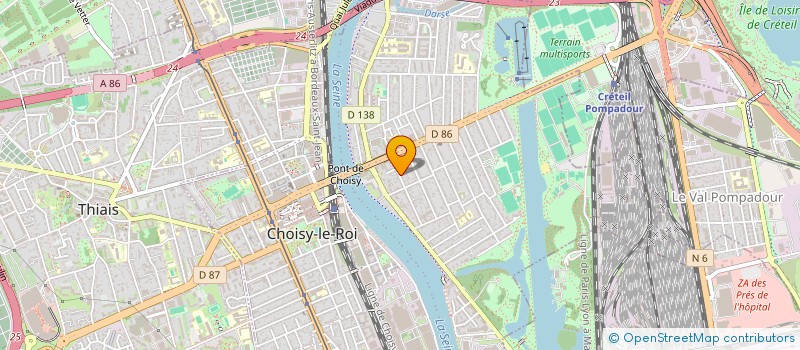 localisation de l'entreprise MADAME FRANCE-ALEXANDRA DA FONSECA  CHOISY-LE-ROI