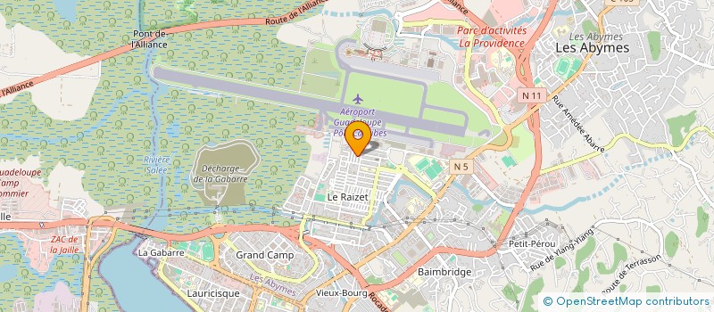 localisation de l'entreprise MADAME FRANCE ARCHIMEDE à LES ABYMES