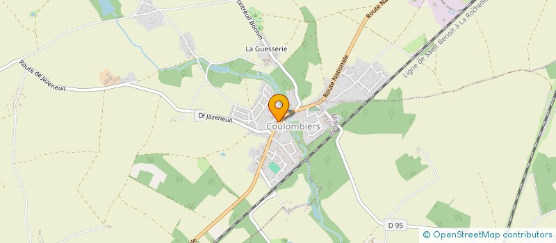 localisation de l'entreprise MADAME FRANCE AUTHE  COULOMBIERS